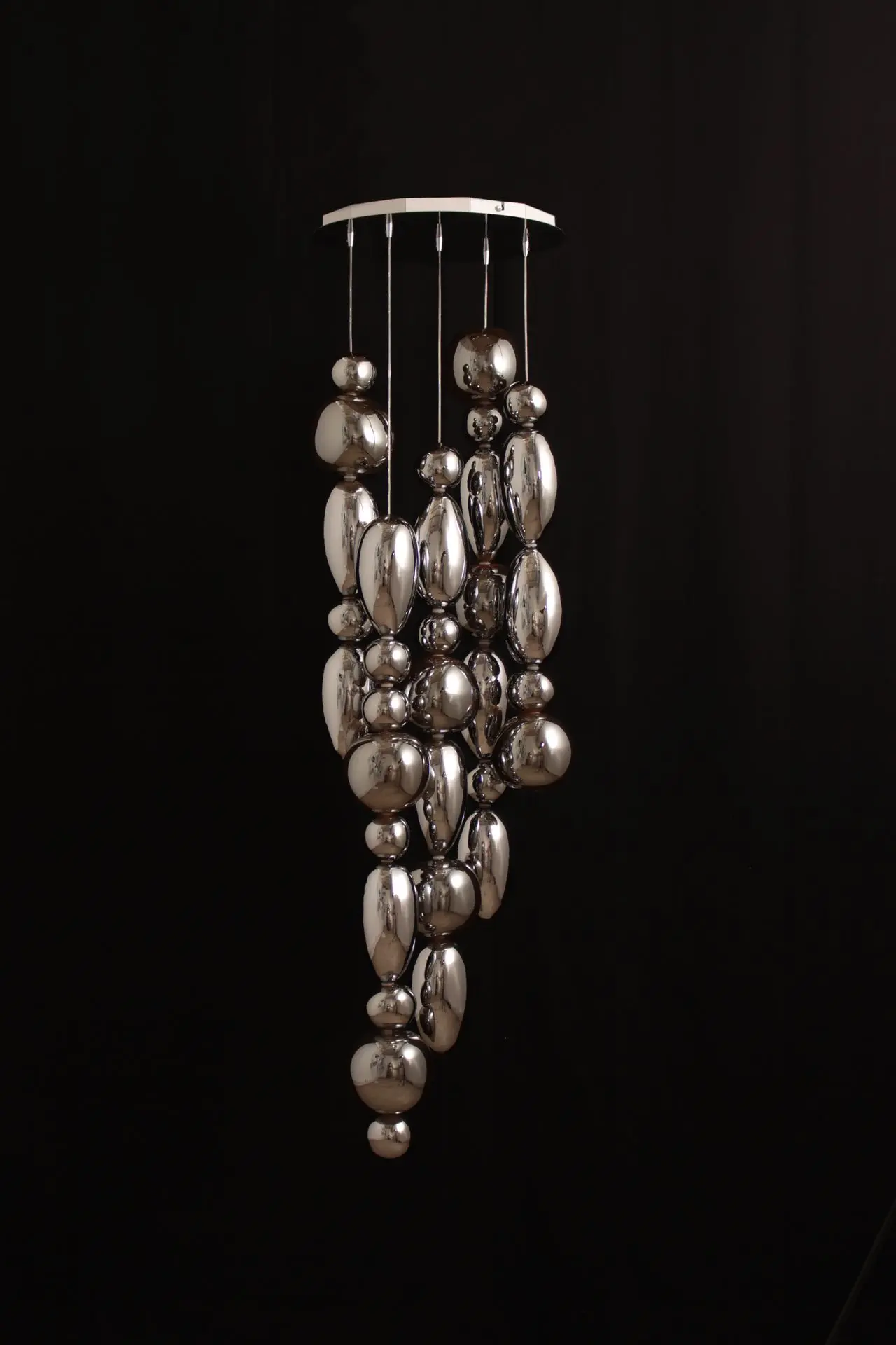 suspension en verre design 