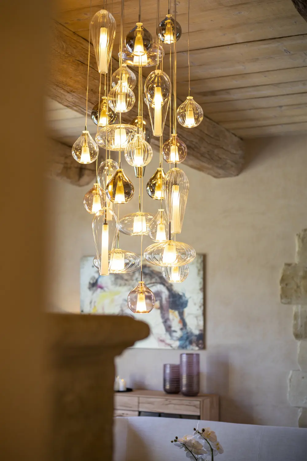 suspension xxl dans un chalet 