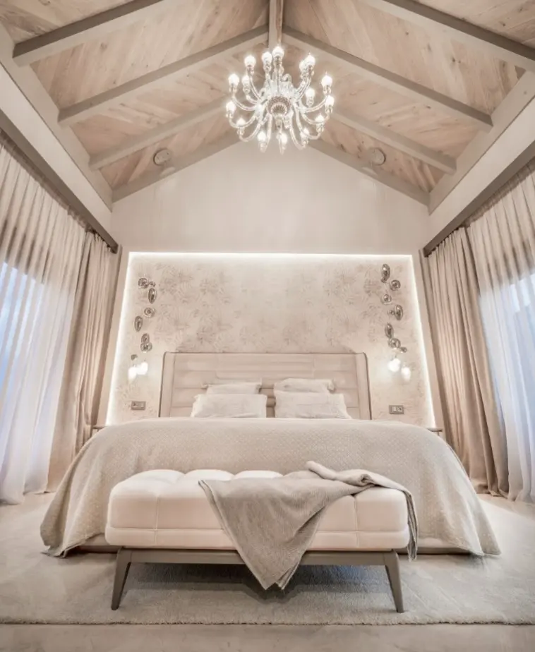 petites suspensions pour chambre à coucher