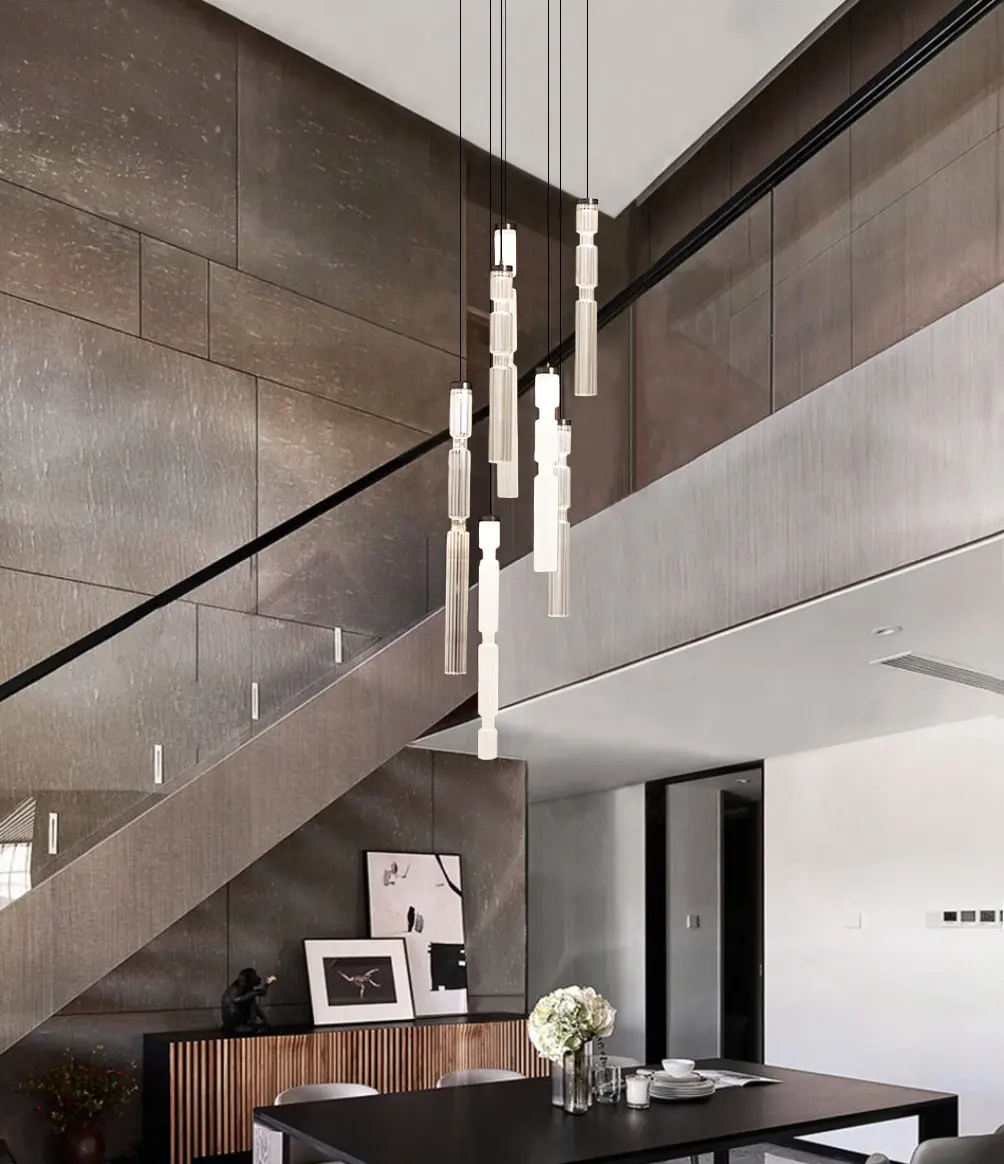 grande suspension en verre