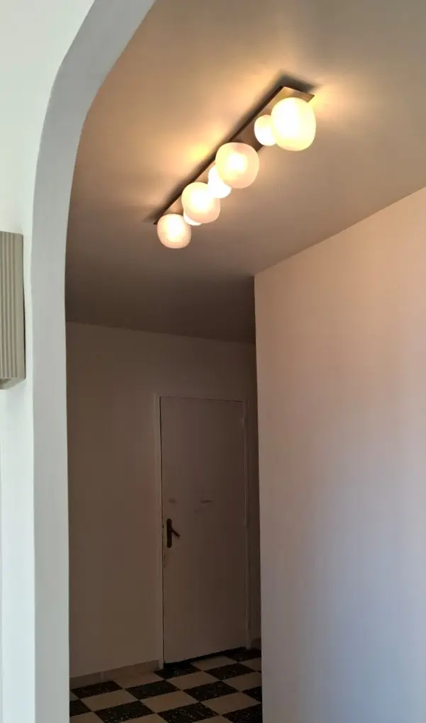 plafonnier en verre