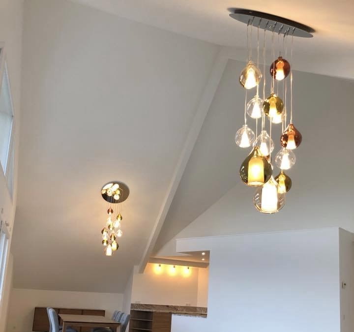 suspension pour plafond en pente