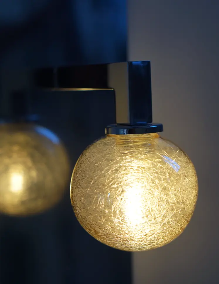 Vallons Obscurs Mirror 1 Wall Light - Amber