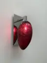 Applique Vallons Obscurs Miroir 1 Lumière - Rouge Rubis