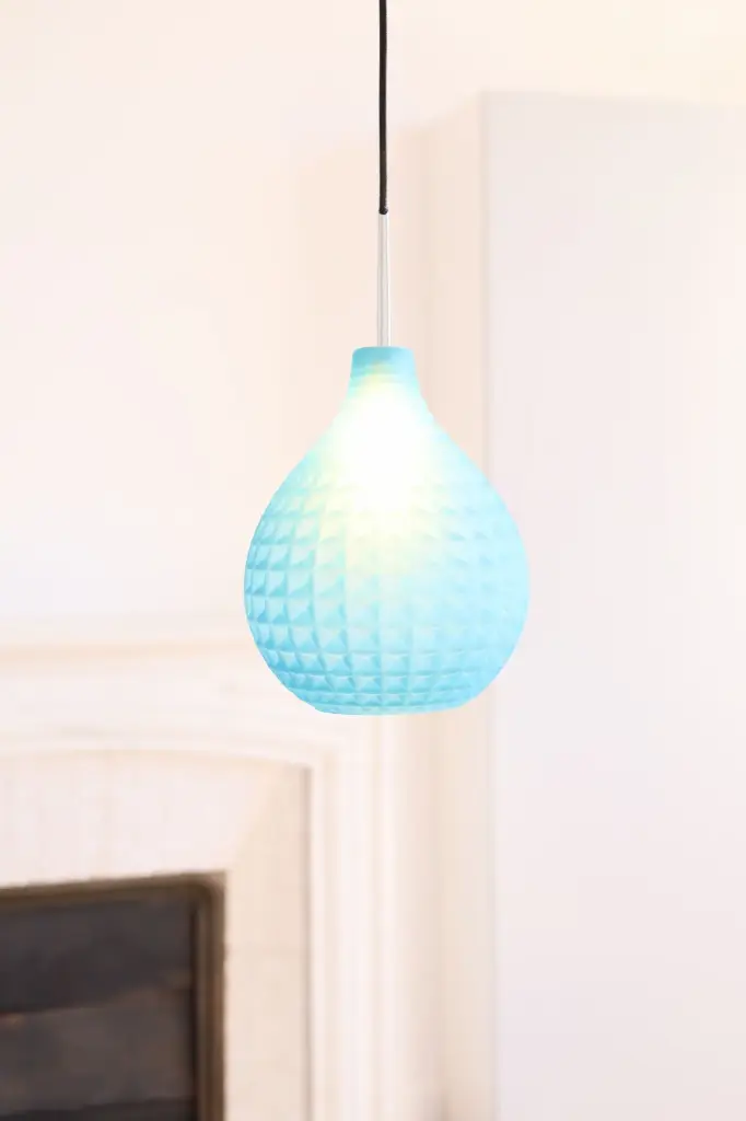 Suspension 1 Circé Diamant - Aquamarine (S)