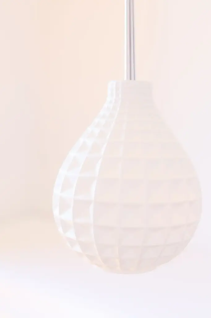 Suspension 1 Circé Diamant - Blanc Mat (S)