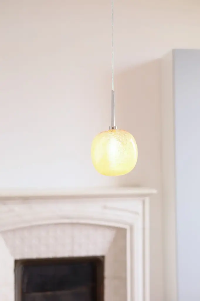 Vallons Obscurs 1 Pendant Light - Amber (S)