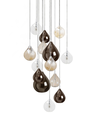 Suspension d'Escalier Circé 14 - Bronze, Transparent, Brun Fumé, Ambre